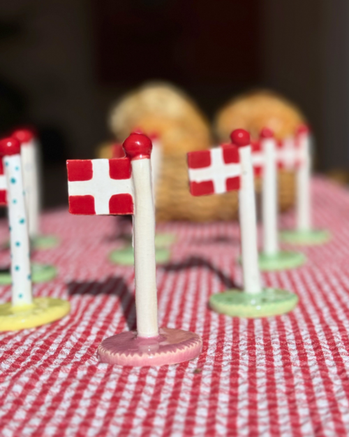 Keramikflag Rosa - Billede 3