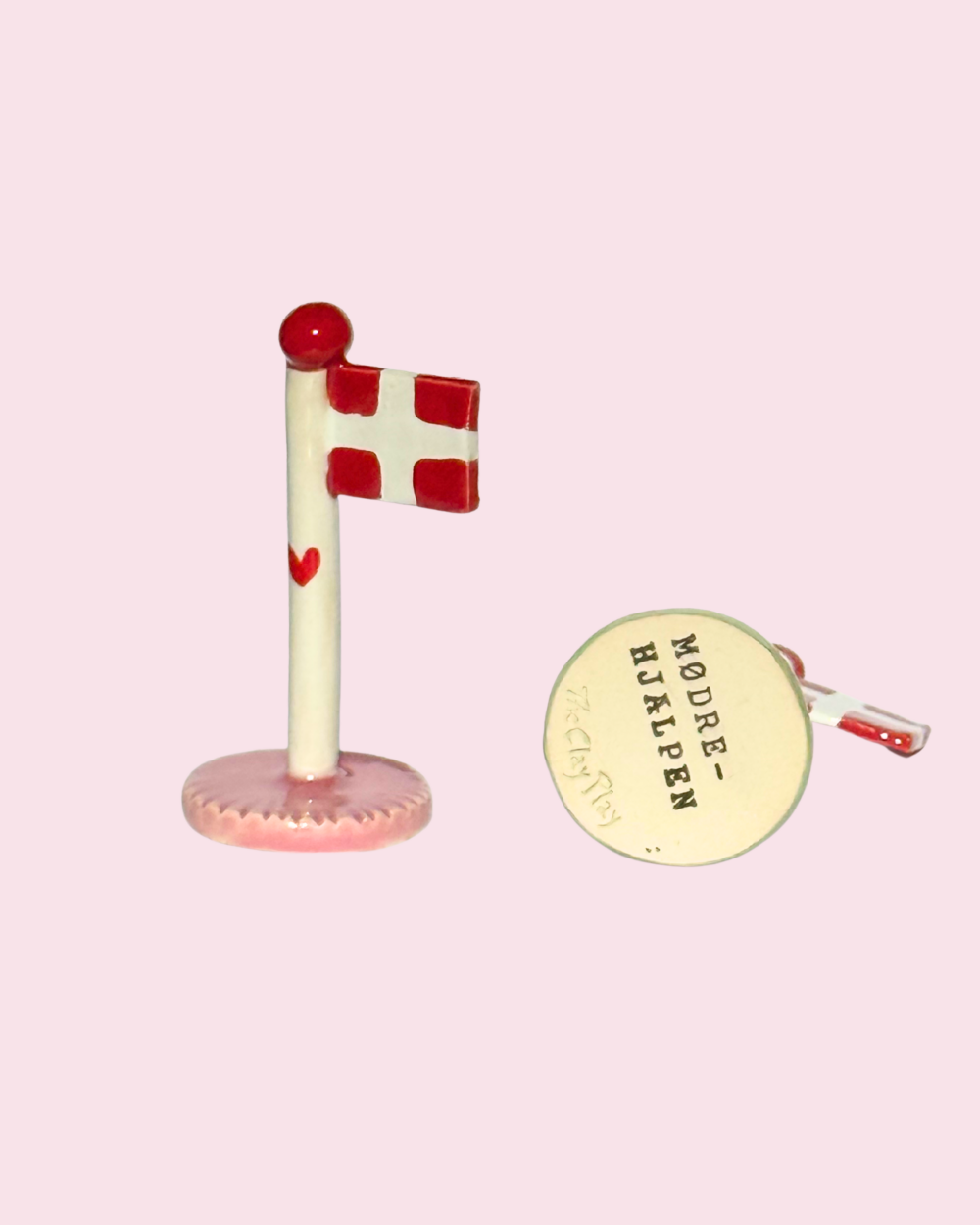 Keramikflag Rosa