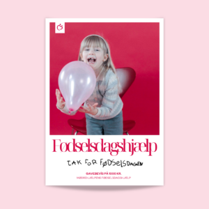 Fødselsdagshjælp - Donationsbevis