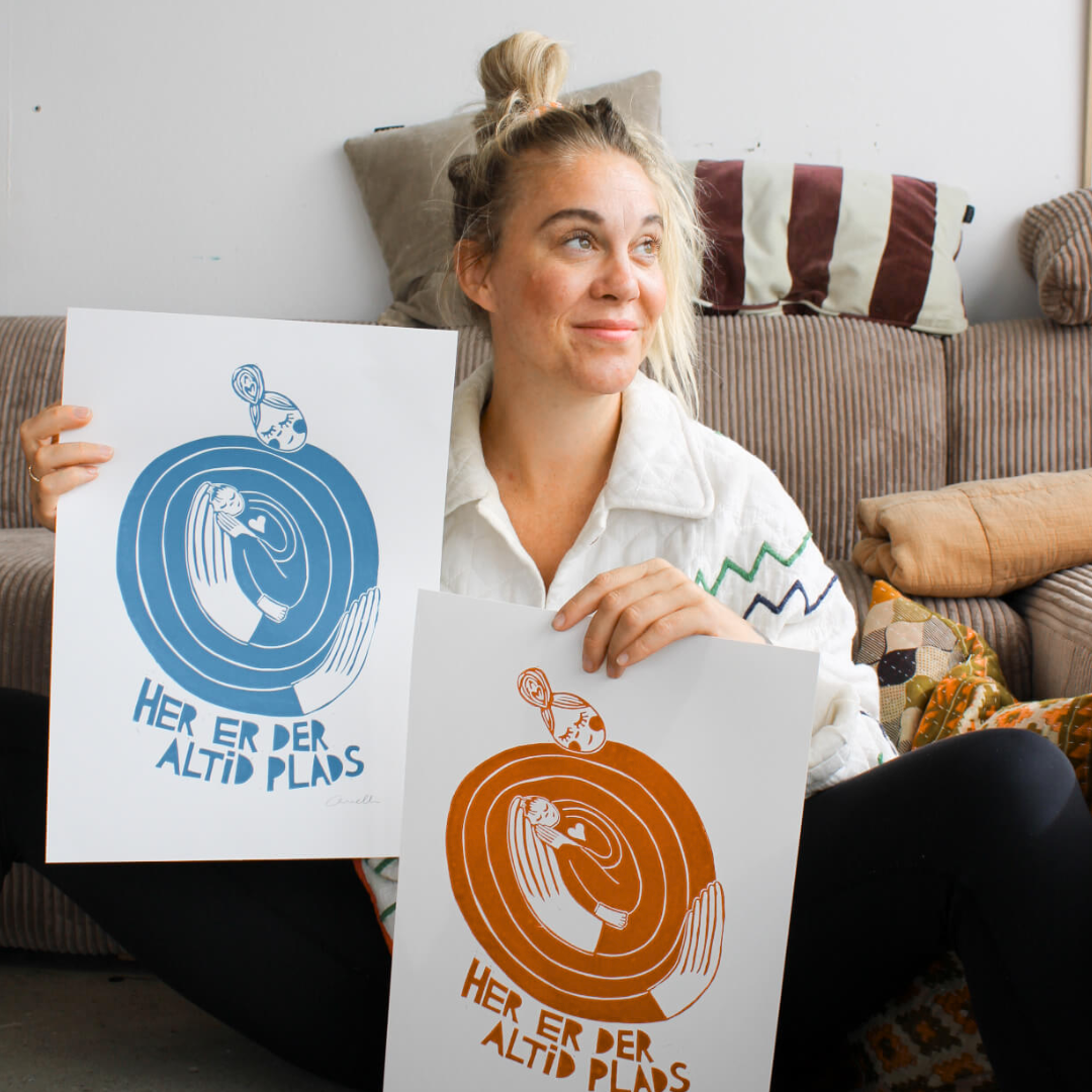 Plakat af Anette Zimmerlund: "Her er der altid plads" - Billede 3