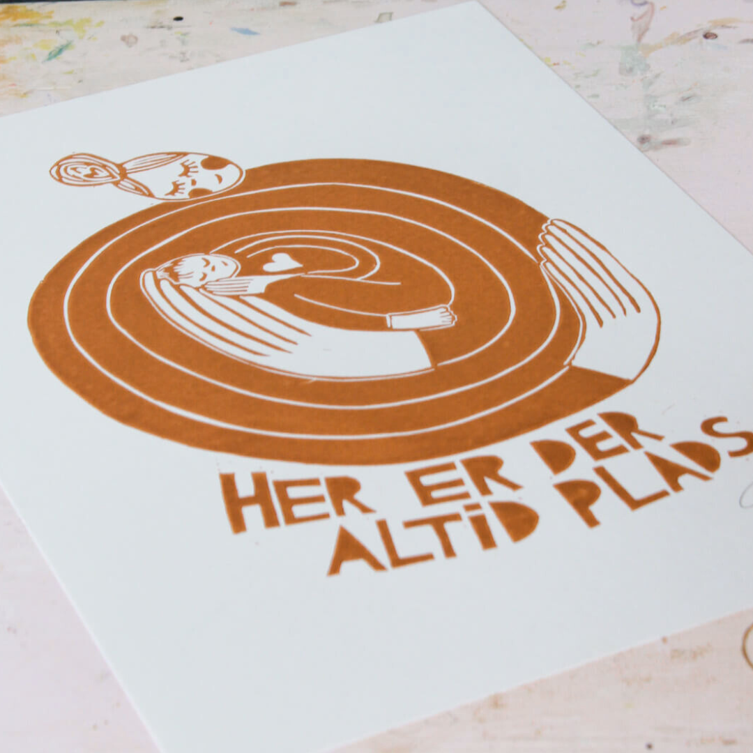 Plakat af Anette Zimmerlund: "Her er der altid plads" - Billede 2